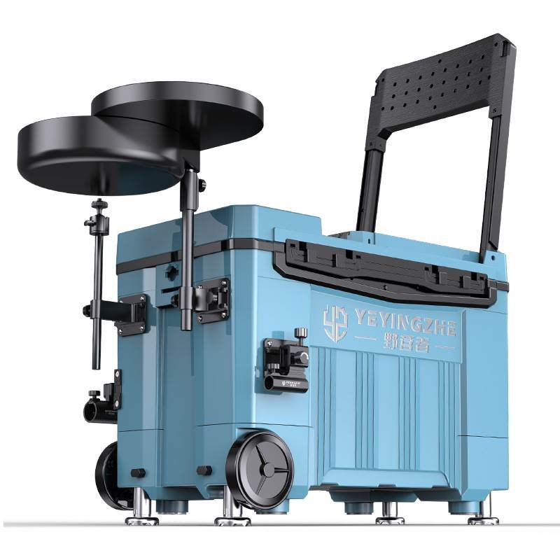 Ratson's new 2023 multi-purpose fishing box full of wheeled, super-light bucket fishing gear and gear